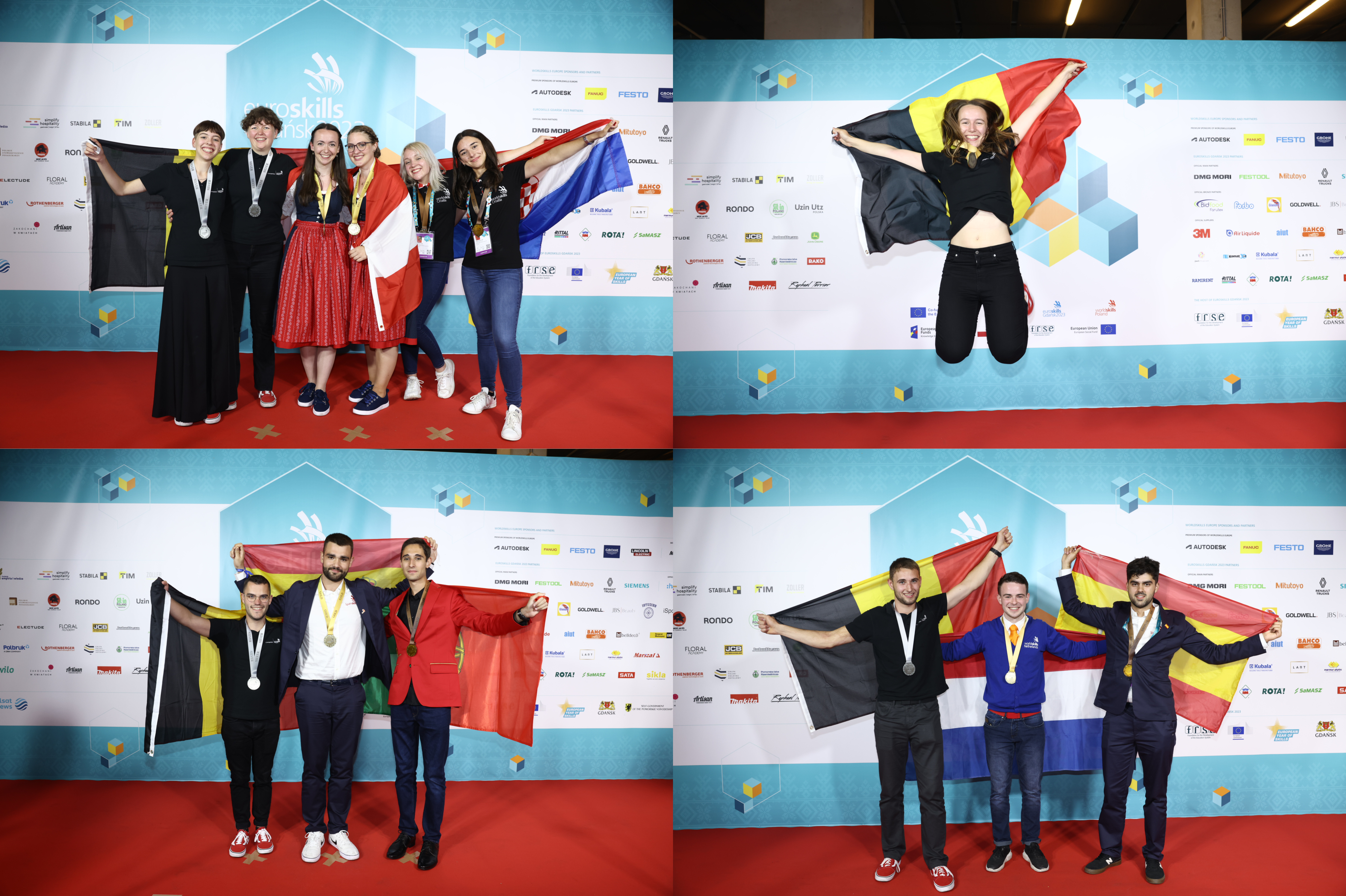 Or, Argent, Excellence : les Red Bears brillent à EuroSkills Gdansk